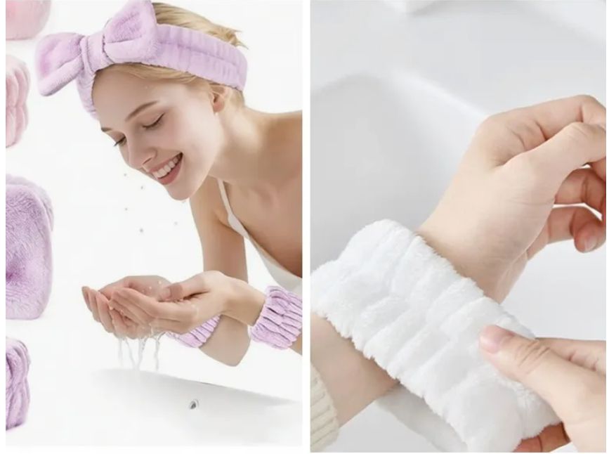 Microfiber Wristbands for Washing Face | ENA TEXTILES