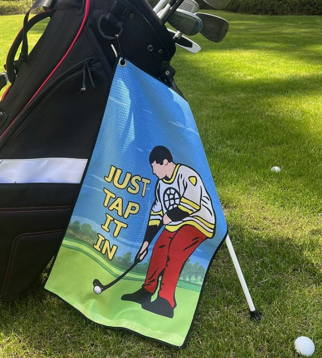 Custom Printed Microfiber Golf Towel with Carabiner Clip