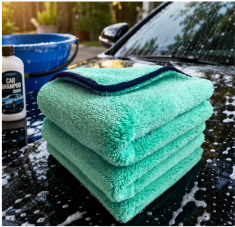 1200GSM Premium Plush Microfiber Car Drying Towels – Ultra Soft Scratch-Free Auto Detailing Towels