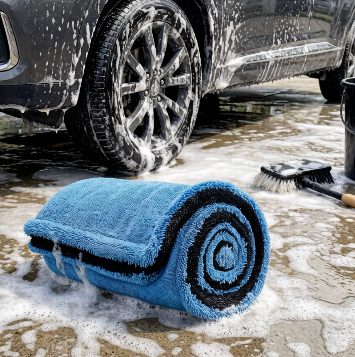 Heavy Duty Twisted Loop Microfiber Towels for Auto Washing and Drying