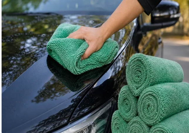 600GSM Microfiber Detailing Towel - Premium Multi-Purpose Car Cleaning Cloth