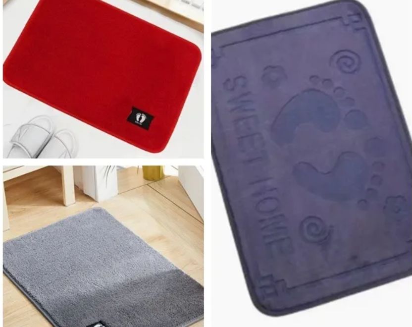 Microfiber Coral Fleece Non-Slip Bath Mat | ENA TEXTILES