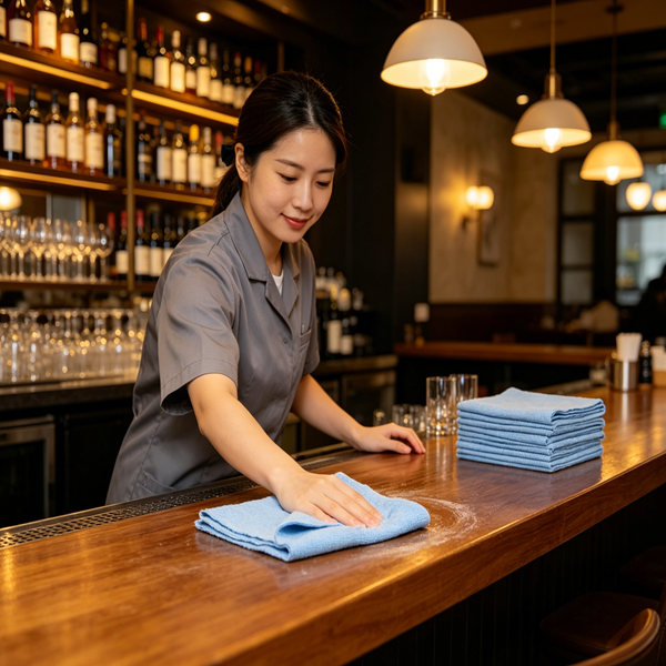 microfiber cleaning cloth for bars