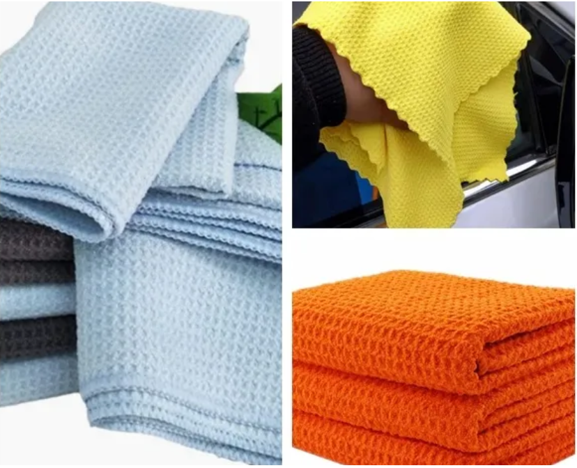 Microfiber Waffle Weave Drying Towels | ENA TEXTILES