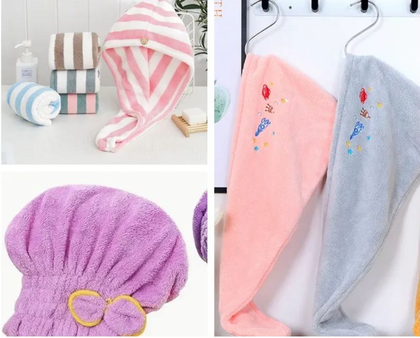 Microfiber Hair Wrap Towels & Hair Turban | ENA TEXTILES