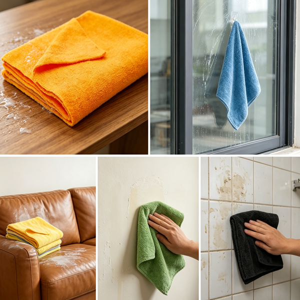 Ultrasonic Cut microfiber clean cloth