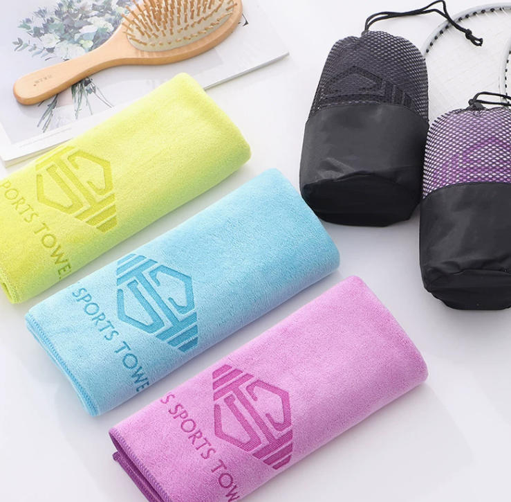 custom microfiber sports towels with logo