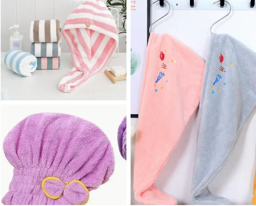 microfiber hair warp towels &hair turban