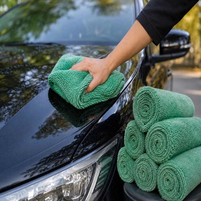 ENA Textiles 600GSM Microfiber Detailing Towel