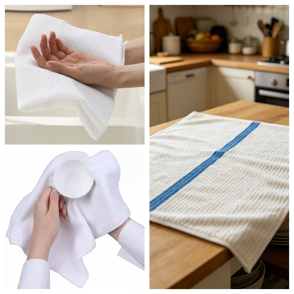 Microfiber Bar Mop & Commercial Kitchen Towels