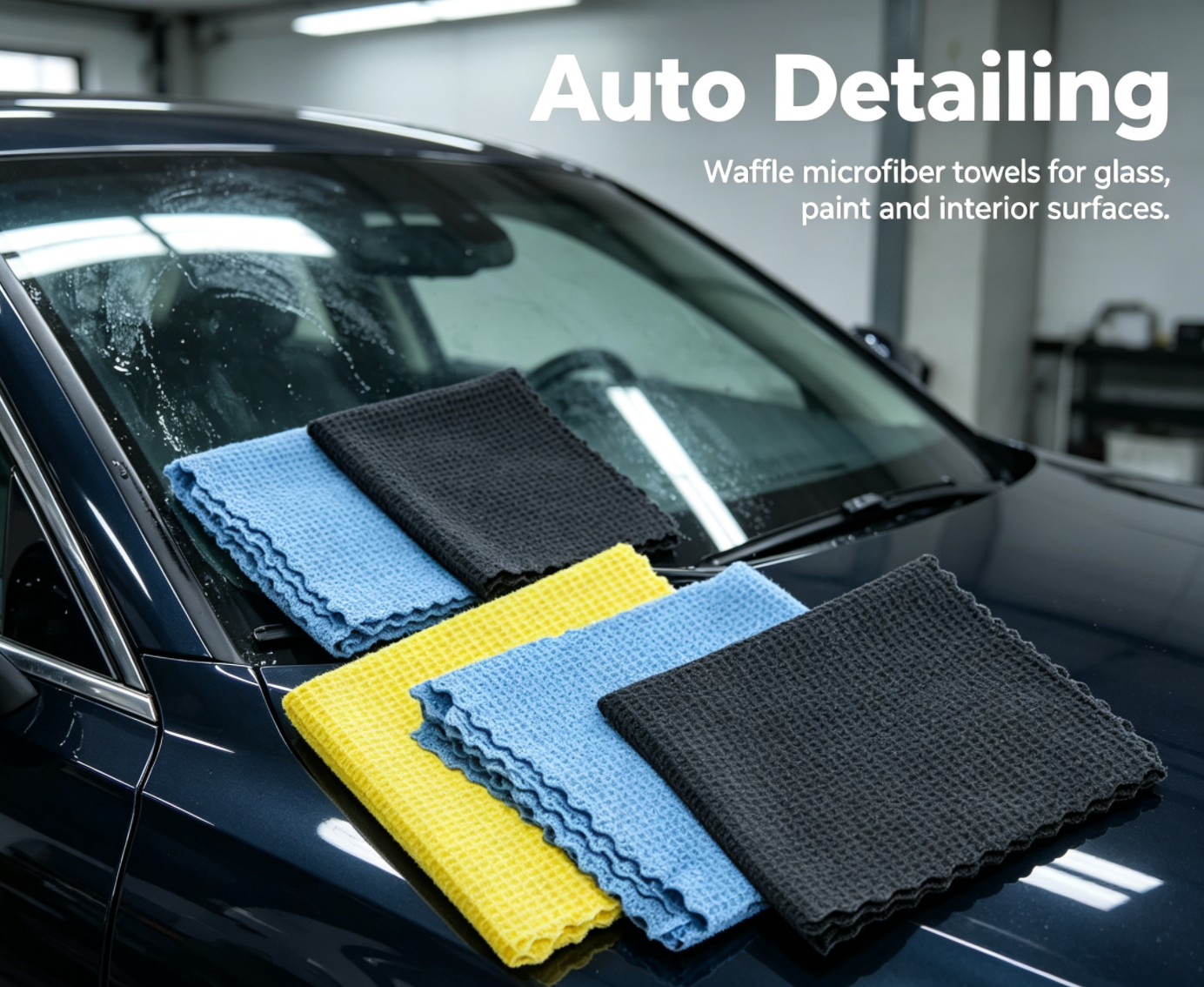 microfiber waffle weave car drying towels