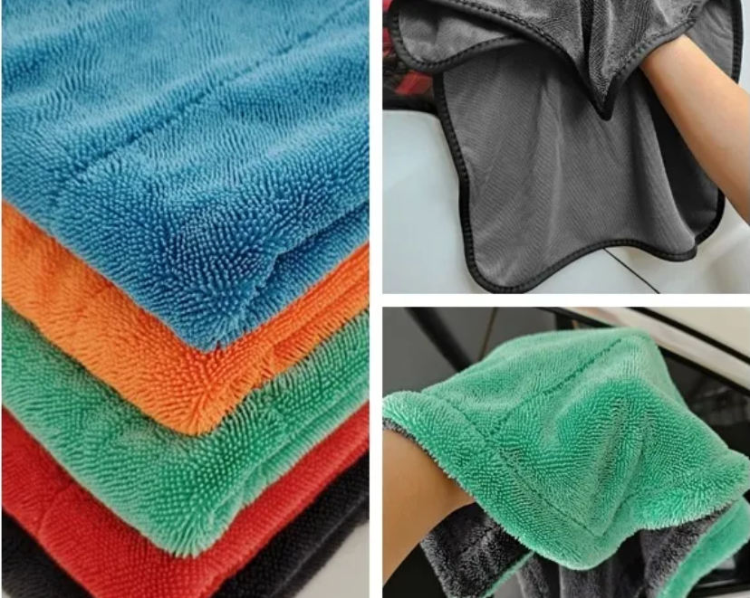 Microfiber Twisted Loop Detailing & Drying Towels by ENA TEXTILES