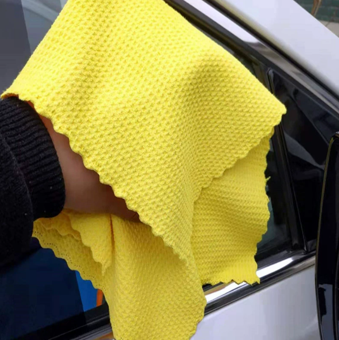 microfiber waffle weave drying towels