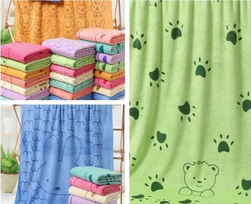 Microfiber Printed Bath Towels | ENA TEXTILES